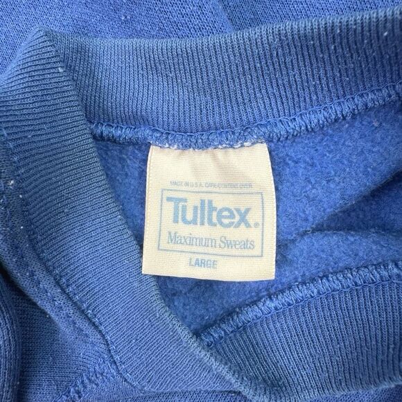 Vintage 80’s Tultex World’s Best Dad Crew Neck Sweatshirt - Size Large - Picture 5 of 7